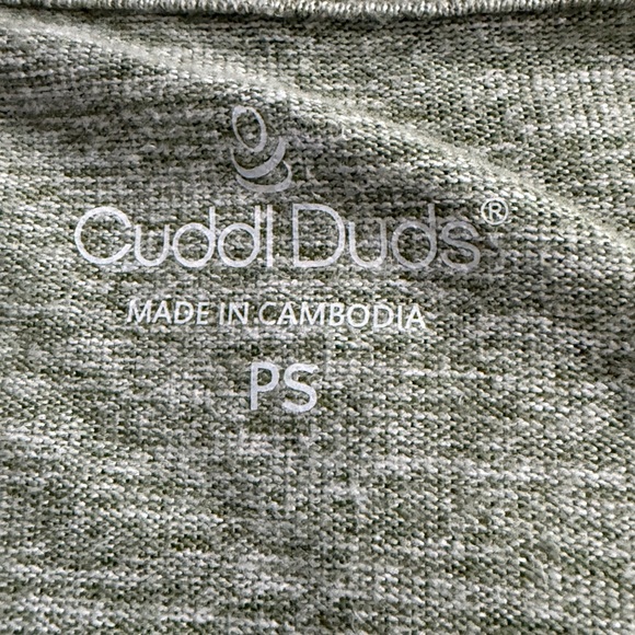 Cuddl Duds Heathered Green Seriously Soft Sweater - PS - Picture 2 of 8